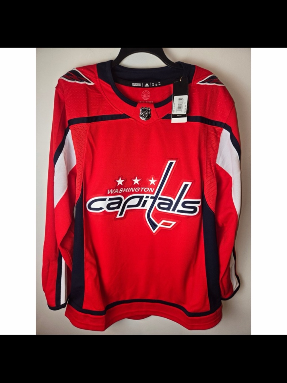 Adidas Washington Capitals NHL Authentic Home Jersey Mens Size 52